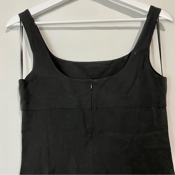 Cooper St Women’s Follow Me Sleeveless Linen Blend Midi Sheath Dress Black NWOT - Picture 6 of 8